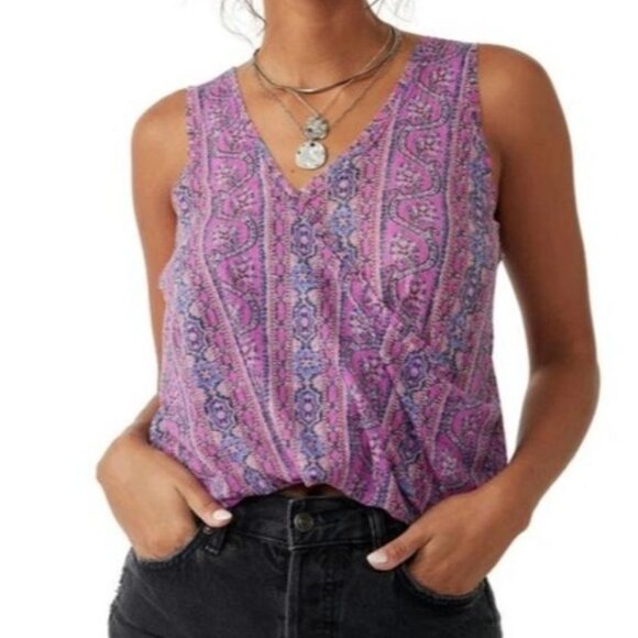 Free People "Your Twisted" Tank Top - Picture 1 of 3
